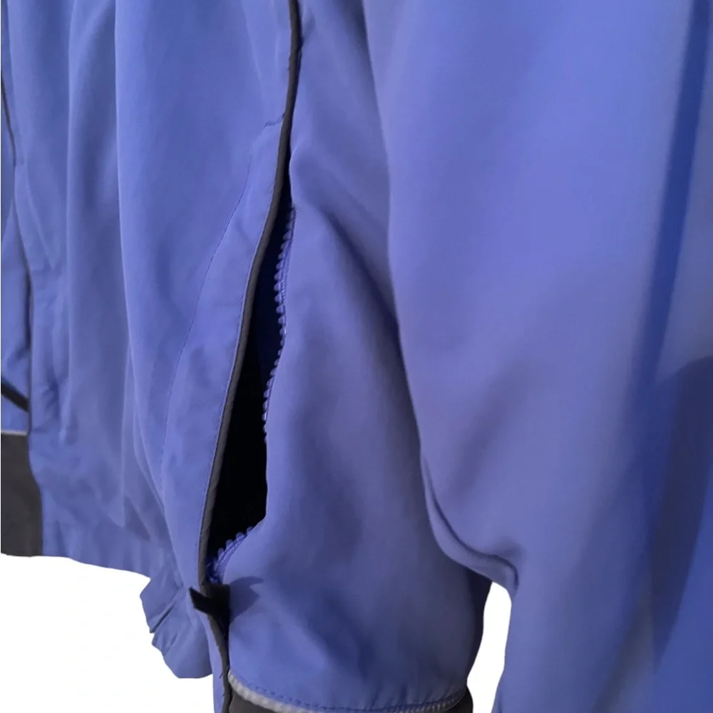 WOOLRICH BLUE MESH Lined women’s WINDBREAKER JACKET with removable fleece liner